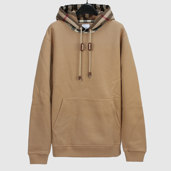 버버리 남성 SAMUEL 체크 후디 8045006 CAMEL