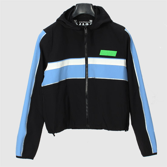 가니 스트레치 Shell 트랙수트 Jacket F8605 099 BLACK