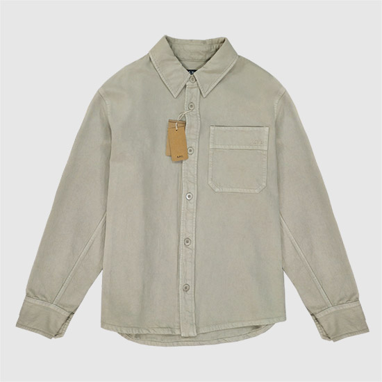 아페쎄 남성 BASILE 오버 데님셔츠 COFCN H02918 BAE TAUPE