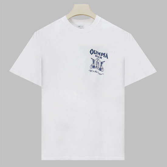 와일드동키 올림피아 프린트 릴렉스드 티셔츠 T-OLYMPIA WD018 WHITE