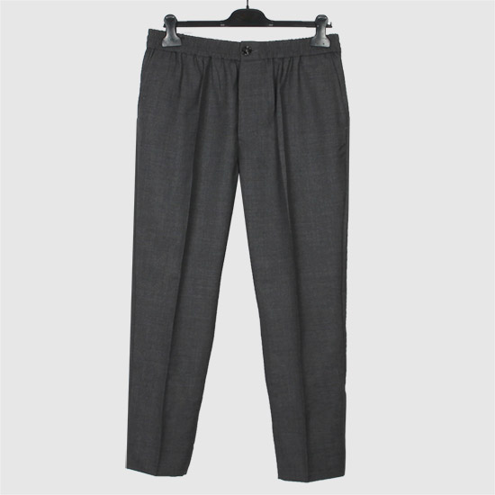 아미 남성 엘라스틴 밴드 울 팬츠 HTR206 WV0043 055 HEATHER GREY