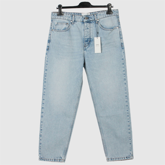 아미 남성 테이퍼드 핏 데님 팬츠 HTR103 DE0027 448 BLUE JAVEL