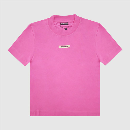 자크뮈스 여성 그로그랭 반팔 티셔츠 241JS133 2031 430 PINK