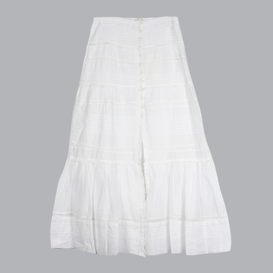 이자벨 마랑 GIHANE 지안 Long Skirt JU0214FA B3J06E 20WH WHITE