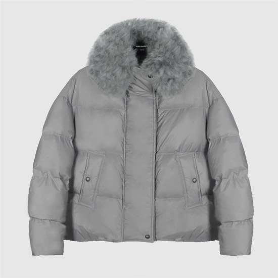 이브살로몬 램스울 트리밍 다운 패딩 FV05661M07W A9055 CHARCOAL