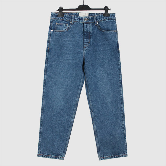 아미 남성 테이퍼드 핏 데님 팬츠 HTR103 DE0031 480 USED BLUE