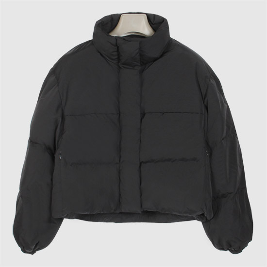 아크네 Women's Down Padded JacketsJacket A90622 BMF ANTHRACITE / BLACK
