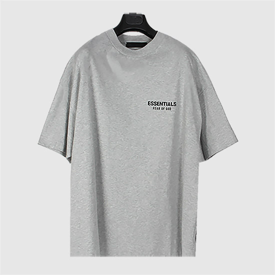 피어오브갓 에센셜 남성 저지 크루넥 티셔츠 125HO244368F LIGHT HEATHER GRAY