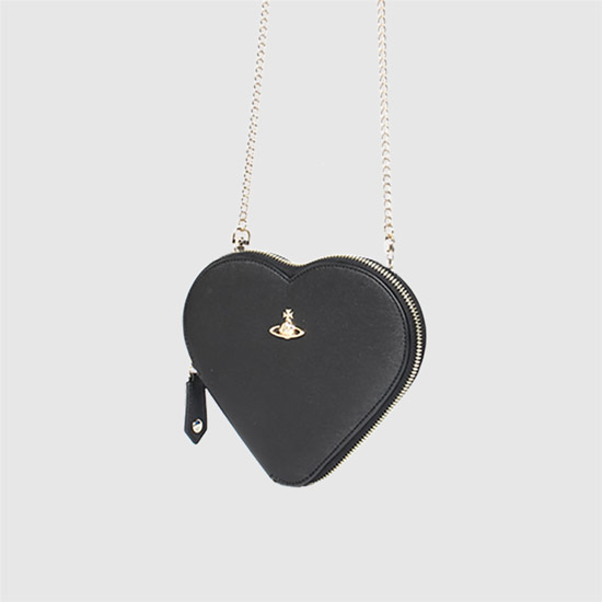 비비안웨스트우드 New Heart Crossbody Bag 58010001W S0021 N402 BLACK 3D ORB
