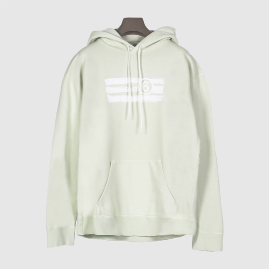 메종 마르지엘라 Men's 후디 Sweatshirt SH2GU0020 M25004 688 Pistachio Green