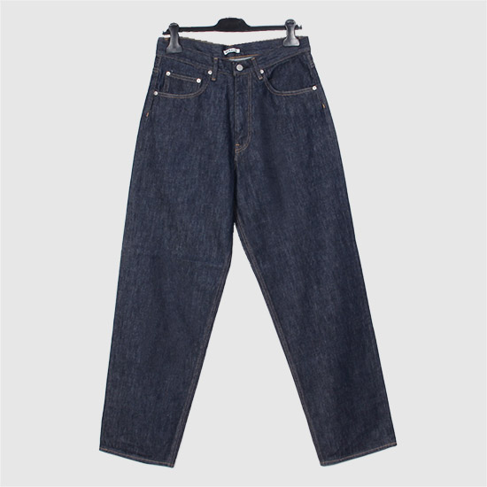 ์ค๋ผ๋ฆฌ Men's ํ๋ Twist Denim Wide Pants A00P03DM INDIGO