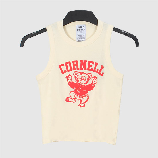 와일드동키 코넬 탱크탑 CORNELL CREAM
