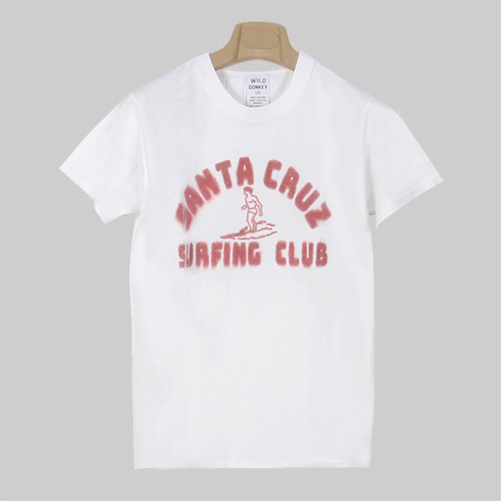 와일드동키 산타 크루즈 티셔츠 SANTA CRUZ WHITE