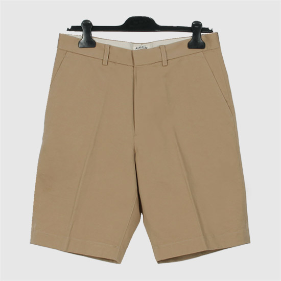 오라리 남성 워시드 치노 쇼츠 팬츠 A25SP03FC CAMEL BROWN