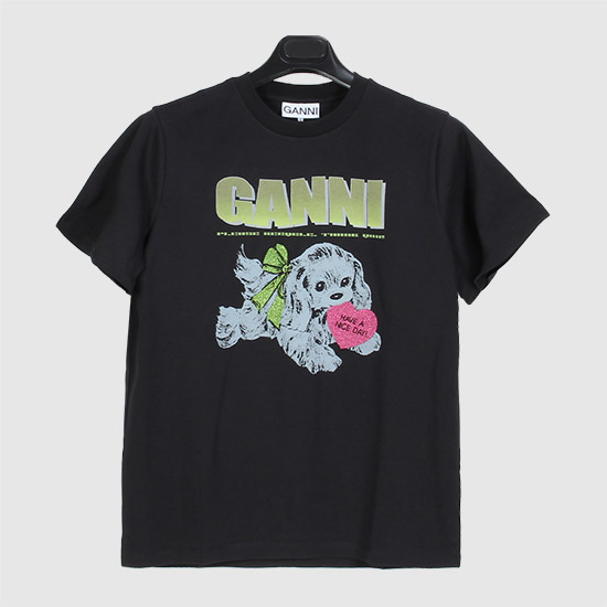 ๊ฐ๋ ๋ฒ ์ด์ง Cotton Jersey Neon ํผํผ T-Shirt T4333 252 PHANTOM