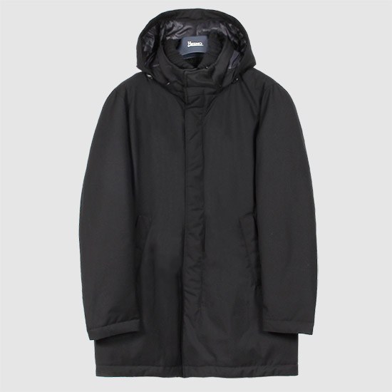 에르노 남성 뉴 비즈니스 롱 패딩 자켓 PI001155U 12638 9300 BLACK