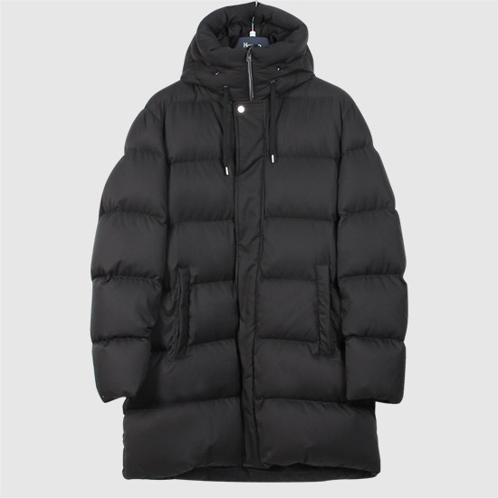 에르노 남성 아렌델레 모노그램 다운 패딩 PI001159U 12414Z 9300 BLACK