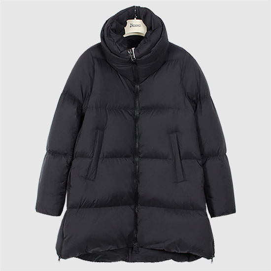 에르노 여성 에코에이지 A-셰이프 패딩 자켓 PI001959D 12456Z 9300 BLACK