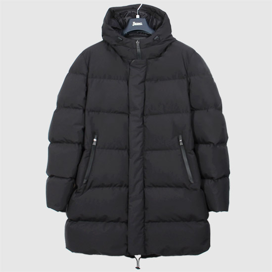 에르노 Men's 2 레이어 윈드스토퍼 Long Parka PI001240U 12840 9300 BLACK