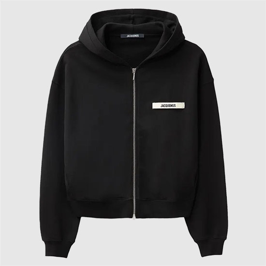 SALE 자크뮈스 남성 그로그랭 집업 후디 HOM00257AJ00126 990 BLACK