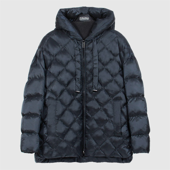 막스마라 더 큐브 소프트 발수 패딩 SOFTFE 075 NAVY