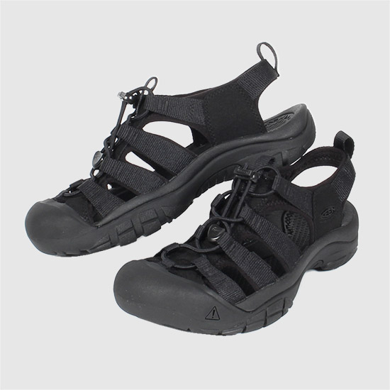 킨 Women's 뉴포트 H2 Sandals 1025028 TRIPLE BLACK