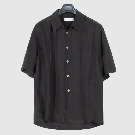 아워레가시 남성 비욘드 반팔 셔츠 M2262BSC Char Black Dustveil Cupro