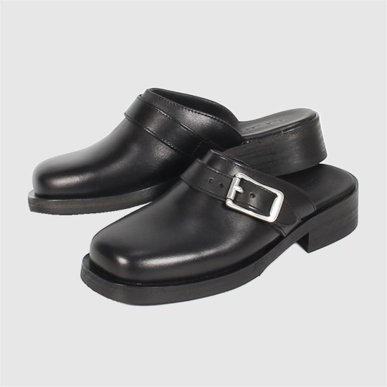 아워레가시 카미온 뮬 A2217CVSE Black Leather