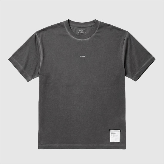 새티스파이 남성 오라라이트 티셔츠 11000 00D01 PIGMENT BLACK