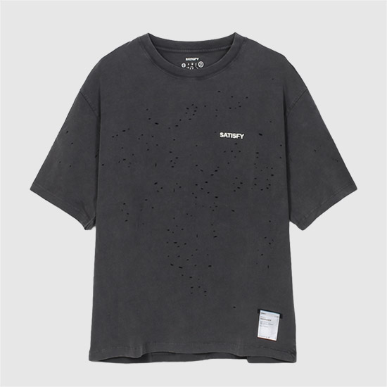 새티스파이 남성 모스테크 티셔츠 11006 00A02 AGED BLACK