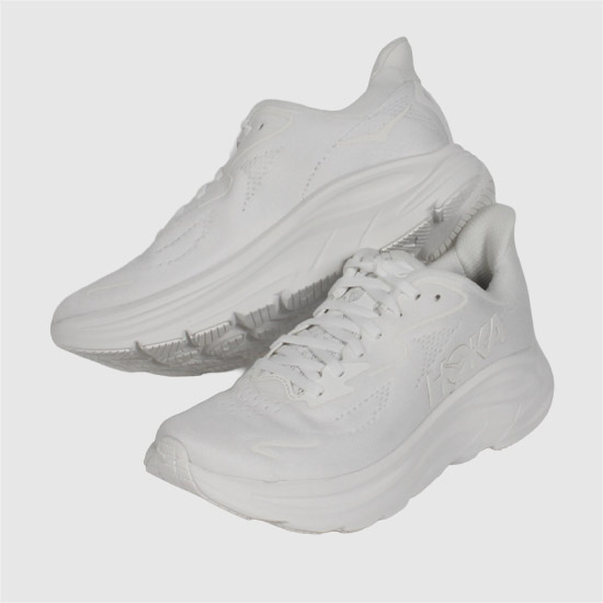 호카 여성 스니커즈 클리프톤10 1162031 WWH WHITE / WHITE