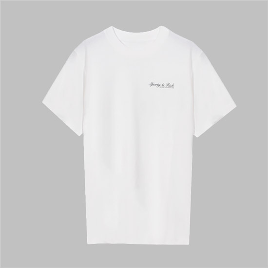 스포티앤리치 Women's 시라큐스 T-Shirt TO11975325WH01 WHITE
