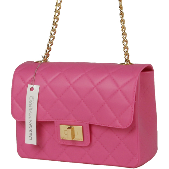 디자인 인베르쏘 MILANO 젤리 미니체인백 FUXIA