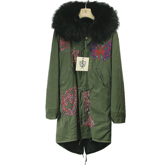AS65 오리지널 밀리터리 빈티지 파카 8W34ES AS790 ARMY GREEN