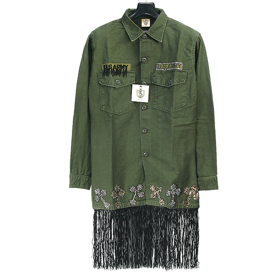 AS65 Original Military Vintage Shirt 8W71S AS790 ARMY GREEN