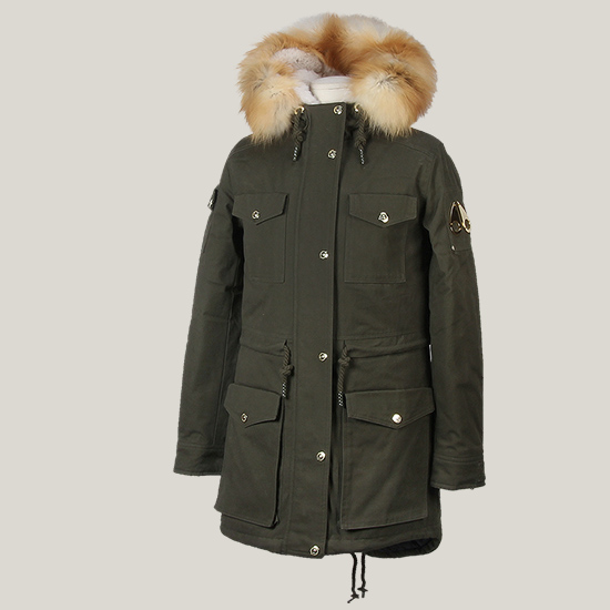 무스너클 Women's 사니아 래빗 Fur Parka SARNIA MK4620L3N1 OLIVE / NATURAL