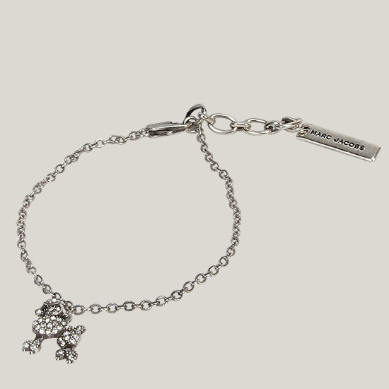 마크제이콥스 푸들 참장식 체인 팔찌 M0010729 969 ANTIQUE SILVER