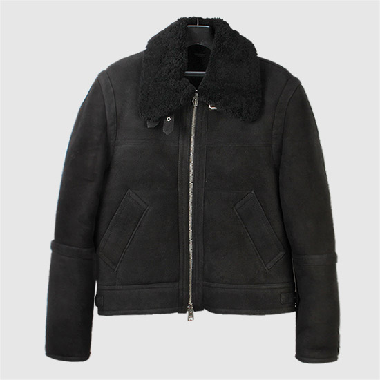아미 남성 시어링 무스탕 H20HL304 540 001 BLACK