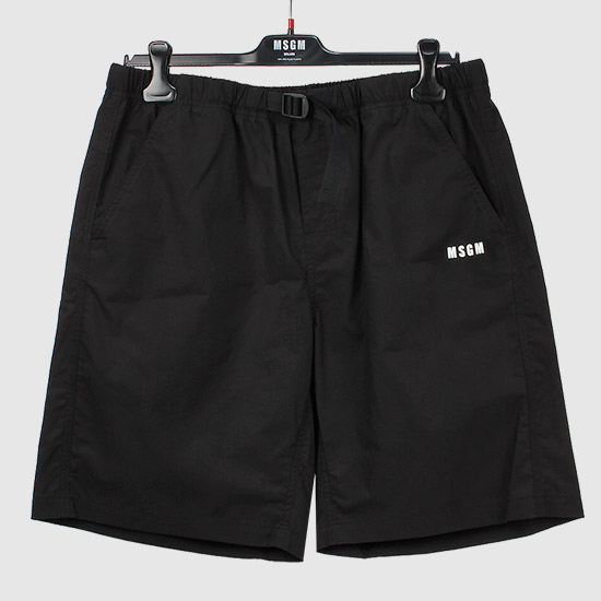 MSGM 남성 버뮤다 숏팬츠 3040MB05X 217104 99 BLACK