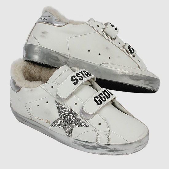 골든구스 여성 올드스쿨 스니커즈 GWF00111 F000803 10224 WHITE/SILVER/BEIGE