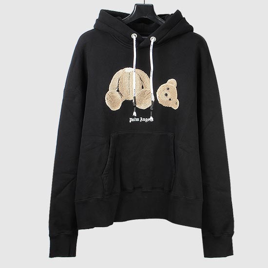 팜엔젤스 남성 베어 후디 PMBB058F21FLE007 1060 BLACK BROWN