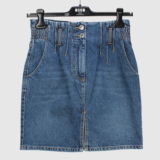 MSGM 여성 데님 스커트 3141MDD45L 217756 85 MEDIUM BLUE