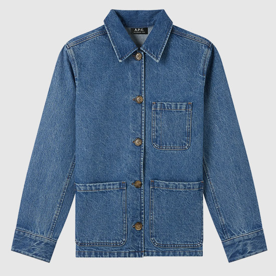 아페쎄 여성 SILVANA 데님 자켓 COEVP F02732 IAL WASHED INDIGO
