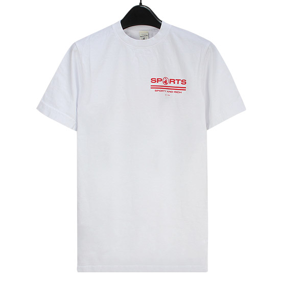 스포티 앤 리치 SPORTS 반팔 티셔츠 TS455WH WHITE