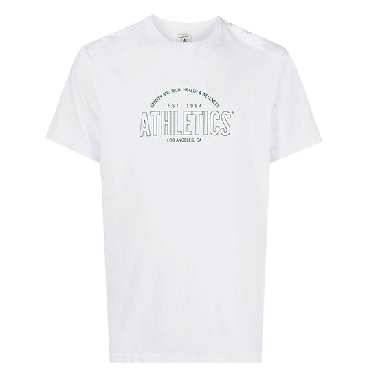 스포티 앤 리치 ATHLETICS 반팔 티셔츠 TS465WH WHITE