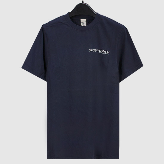 스포티 앤 리치 DISCO 반팔 티셔츠 TS477NA NAVY