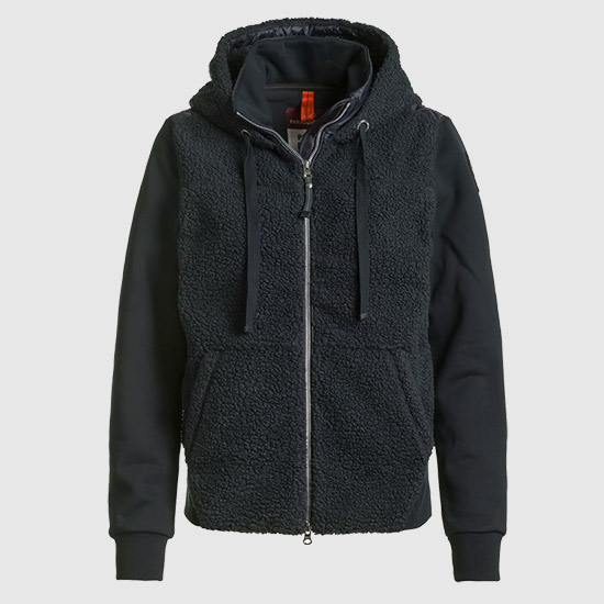 파라점퍼스 Women's MOEGI Hoodie Fleece Jacket PW FLE PF33 710 PENCIL