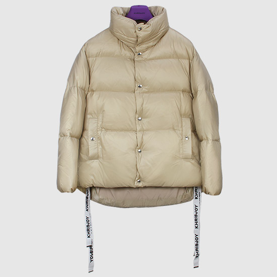 크리스조이 여성 PUFF 오버사이즈 봄버 패딩 DFPW028 NYTL BG1160 BEIGE