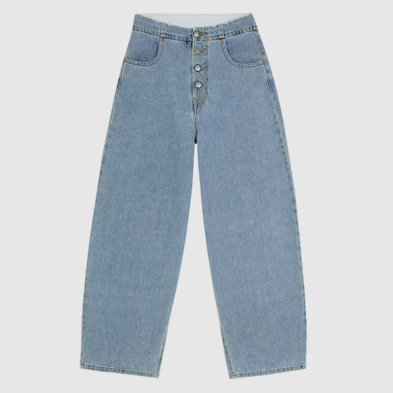 MM6 메종 마르지엘라 여성 데님 팬츠 S52LA0194 S30846 962 LIGHT BLUE