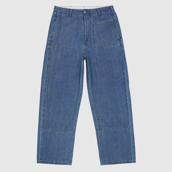 MM6 메종 마르지엘라 남성 레귤러 데님 트라우저 S52KA0415 S30845 961 BLUE